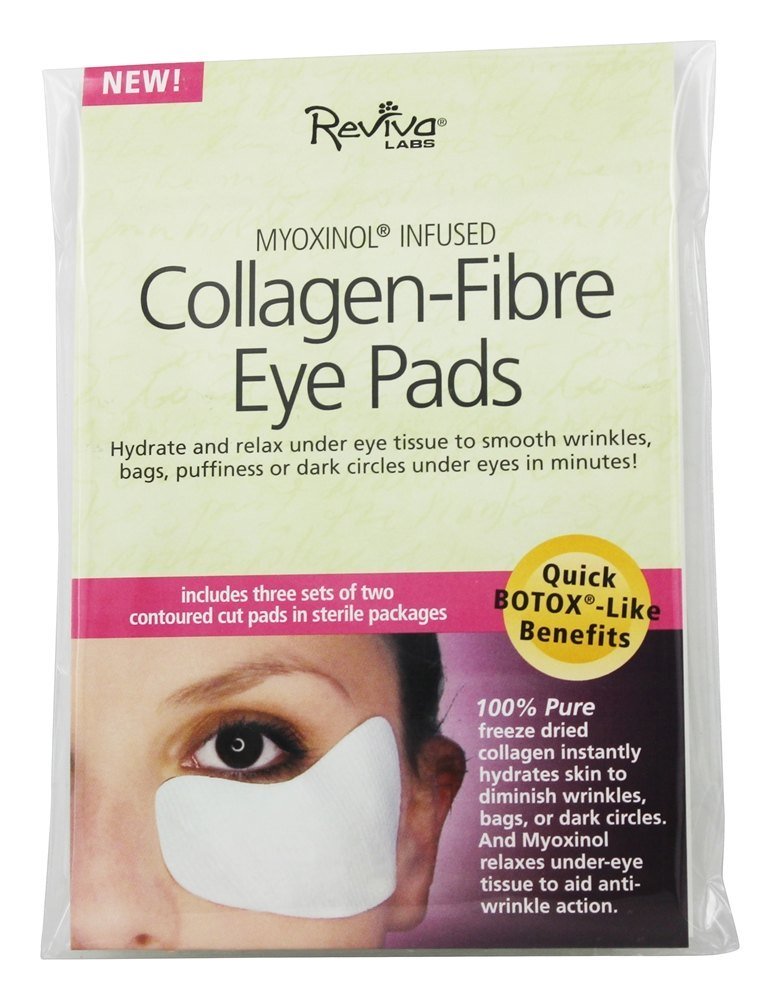 Comprar Almofadas de Olho de Fibra de Colágeno Infundidas com Myoxinol - 3 Pacote (s) Reviva Labs