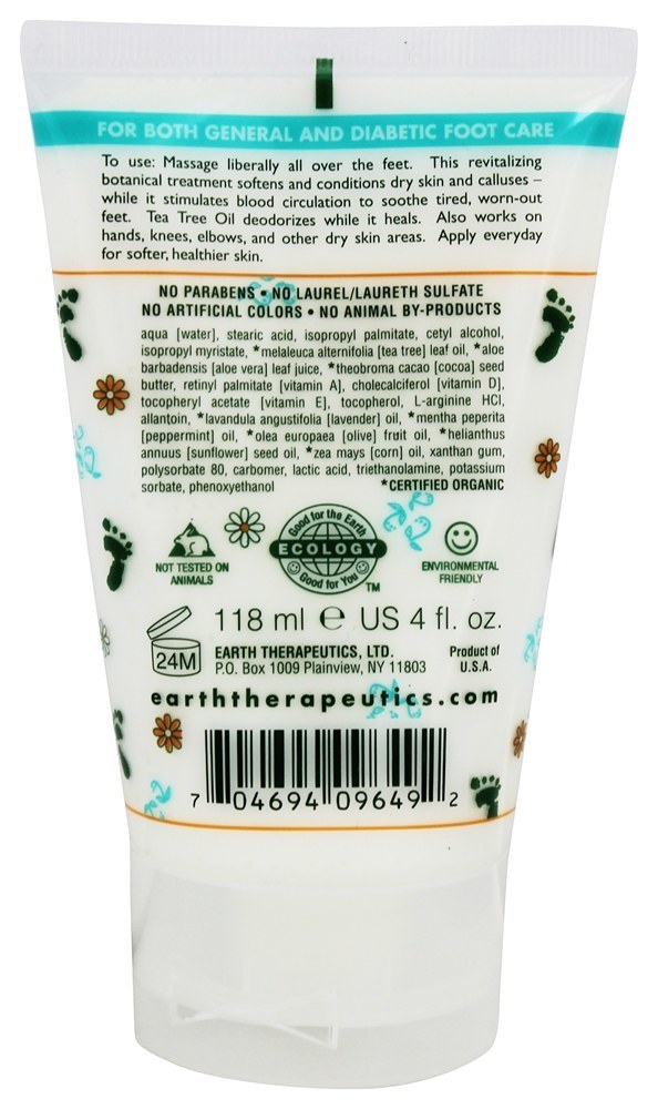Comprar Bálsamo terapêutico de reparação de pés - 4 oz. Earth Therapeutics - Imagem 2
