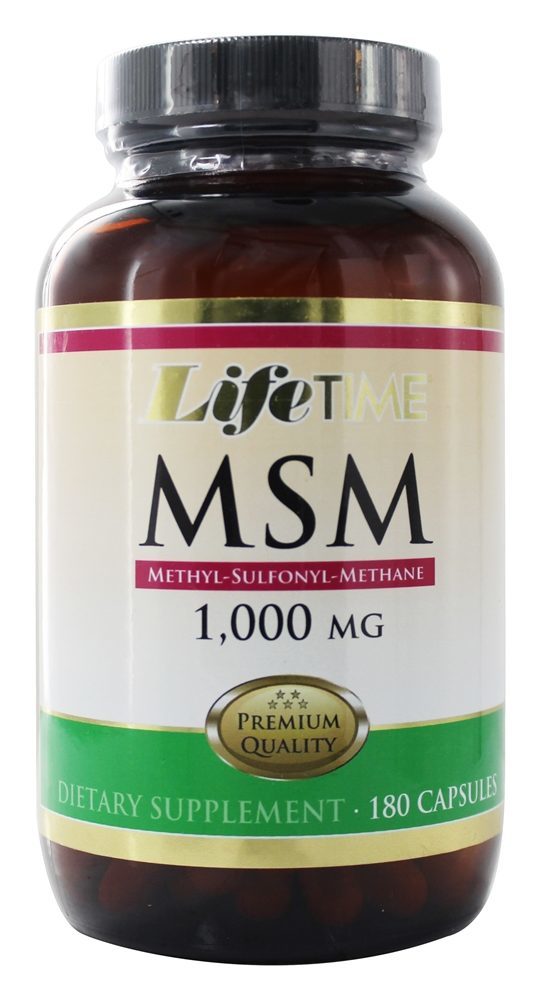 Comprar 100 % Pure MSM 1000 mg. - Cápsulas 180 LifeTime Vitamins