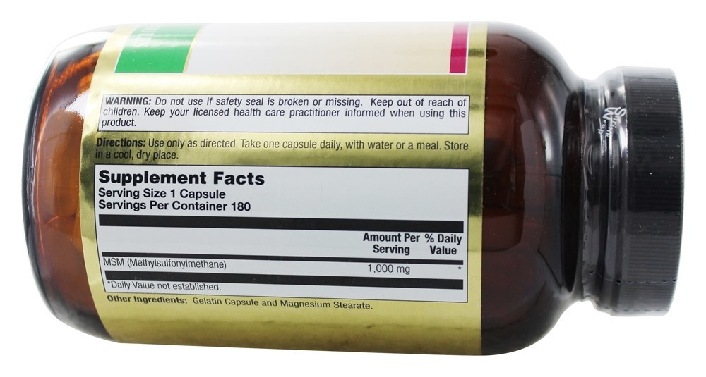 Comprar 100 % Pure MSM 1000 mg. - Cápsulas 180 LifeTime Vitamins - Imagem 2