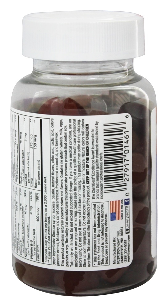 Comprar Múltiplas Vit Gomoso Vitaminas para Adultos - 70 Gummies Nutrition Now - Imagem 3