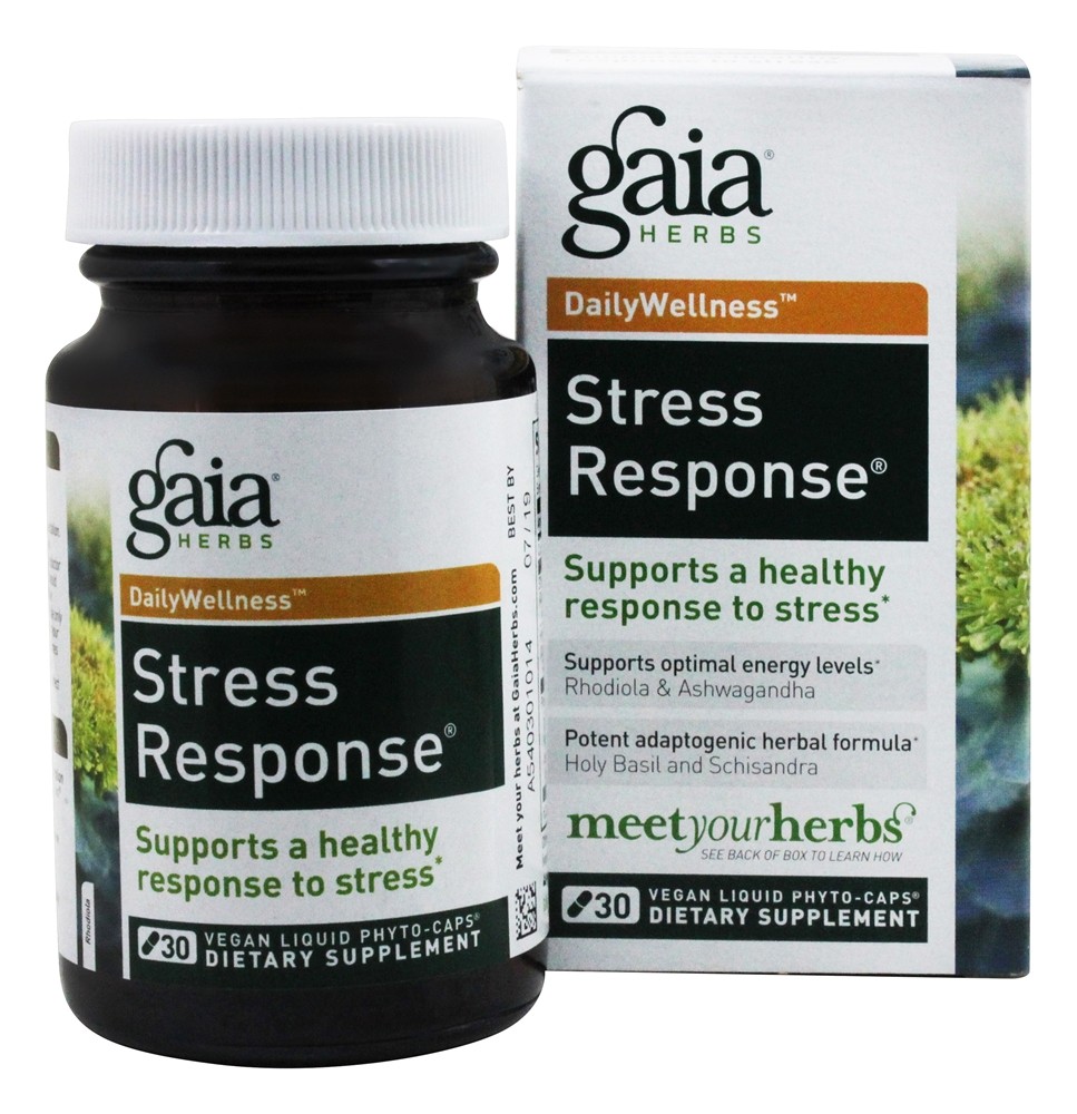 Comprar Tampões Phyto Líquidos para Resposta ao Estresse - Cápsulas vegetarianas 30 Gaia Herbs