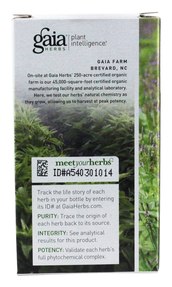 Comprar Tampões Phyto Líquidos para Resposta ao Estresse - Cápsulas vegetarianas 30 Gaia Herbs - Imagem 3