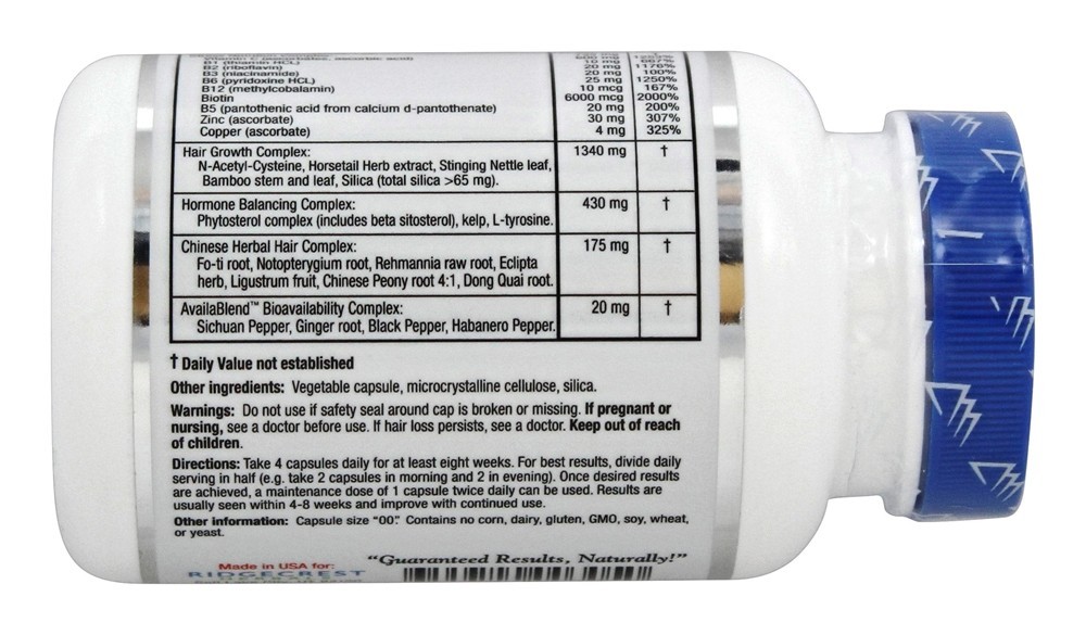 Comprar Hair ReVive Contra Queda de Cabelos - Cápsulas 120 Ridgecrest Herbals - Imagem 3