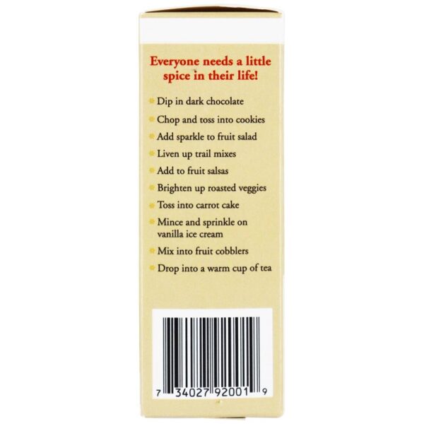 Comprar Gengibre Cristalizado Orgânico - 4 oz. Ginger People - Imagem 4