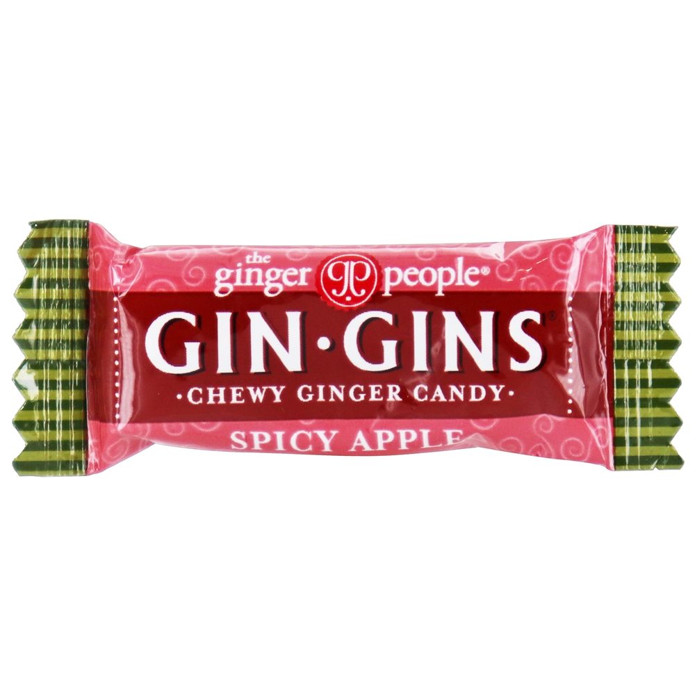 Comprar Gins Gins mastigáveis Gengibre Sabor de maçã picante - 3 oz. Ginger People - Imagem 3