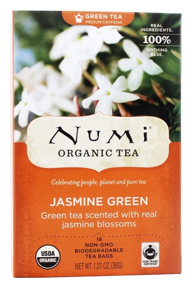 Comprar Chá Verde Jasmim - 18 Saquinhos de Chá Numi Organic