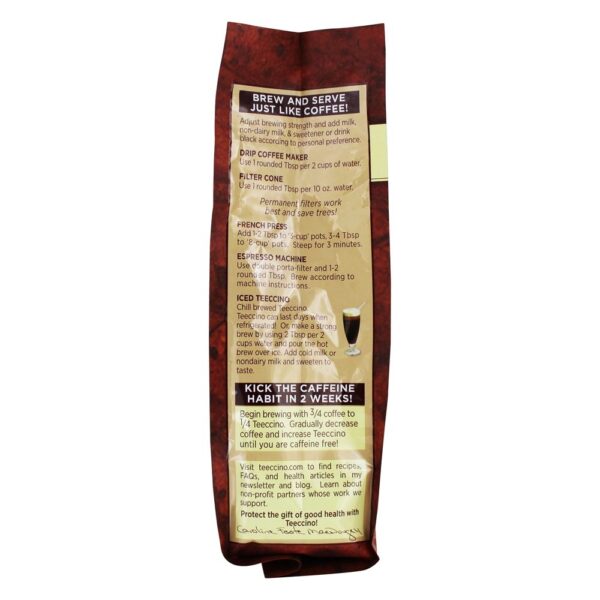 Comprar Mocha de café à base de erva com molho médio e assado com cafeína - 11 oz. Teeccino - Imagem 4