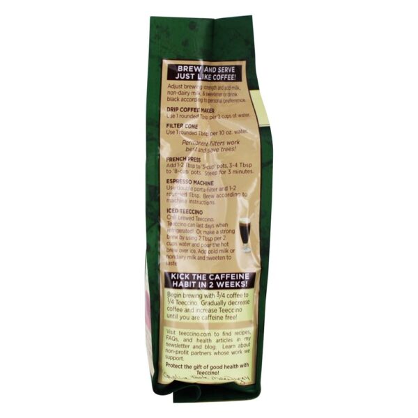 Comprar Assado assado escuro cafeína livre chicória ervas francesas francesas assadas - 11 oz. Teeccino - Imagem 4