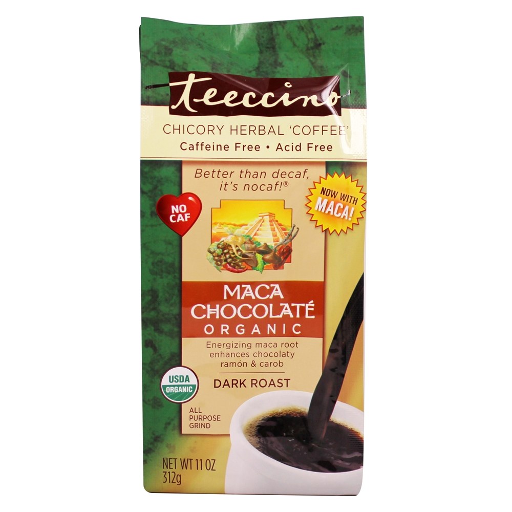 Comprar Assado escuro, naturalmente, sem cafeína, com ervas, Maca Chocolate - 11 oz. Teeccino