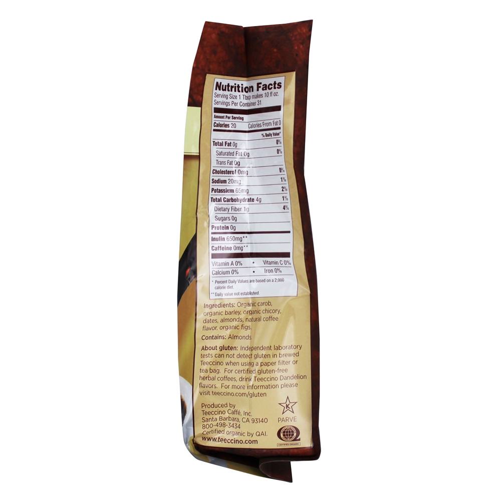 Comprar Café de ervas de chicória com café nao torrado - 11 oz. Teeccino - Imagem 2