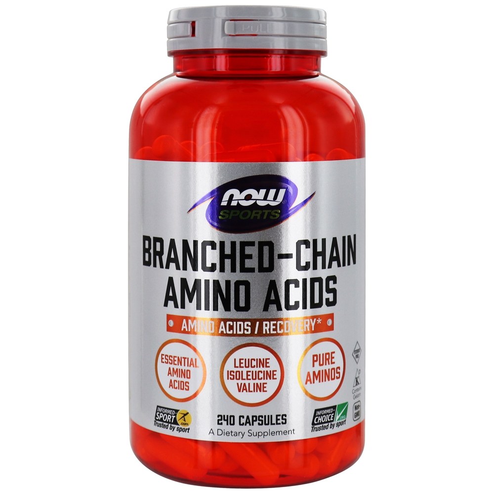 Comprar Now Sports Aminoácidos de Cadeia Ramificada - Cápsulas 240 NOW Foods