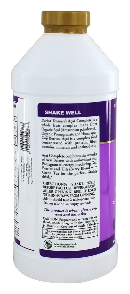 Comprar Açaí Completo - 32 fl. oz. Buried Treasure Products - Imagem 3