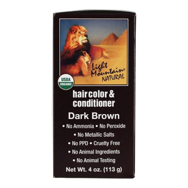 Comprar Cor do cabelo e condicionador Kit Dark Brown - 4 oz. Light Mountain Natural - Imagem 4