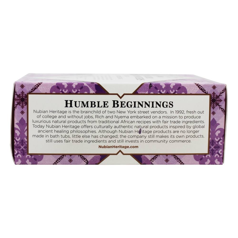 Comprar Sabonete em barra de manteiga de karité com lavanda e flores silvestres - 5 oz. Nubian Heritage - Imagem 3