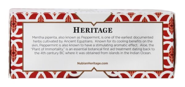 Comprar Sabonete em barra com hortelã e aloe - 5 oz. Nubian Heritage - Imagem 4