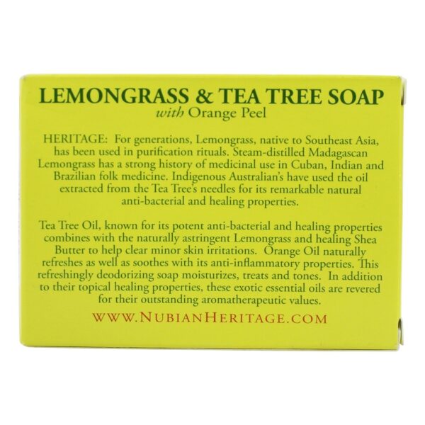 Comprar Bar Sabonete de Erva-Cidreira e Tea Tree - 5 oz. Nubian Heritage - Imagem 5