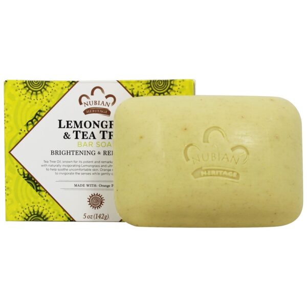 Comprar Bar Sabonete de Erva-Cidreira e Tea Tree - 5 oz. Nubian Heritage - Imagem 6