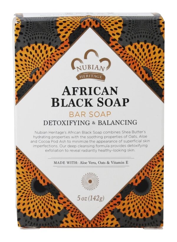 Comprar Sabonete Negro Africano Desintoxicante e Equilibrador - 5 oz. Nubian Heritage - Imagem 6
