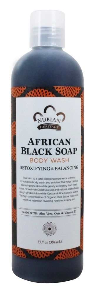 Comprar Sabonete preto africano da lavagem do corpo - 13 fl. oz. Nubian Heritage