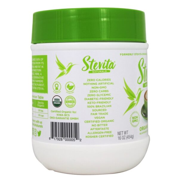 Comprar Stevia orgânico adoçante em pó - 16 oz. Anteriormente, Stevita selecionável Stevita - Imagem 4