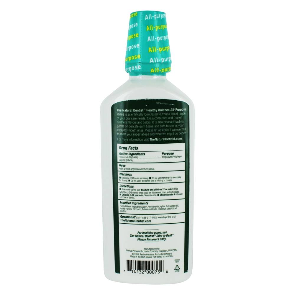 Comprar Balance Sábio de hortelã-pimenta de uso geral - 16.9 fl. oz. The Natural Dentist - Imagem 2