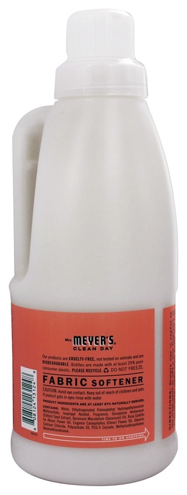 Comprar Limpar Dia Tecido Amaciante Gerânio - 32 fl. oz. Mrs. Meyer's - Imagem 2