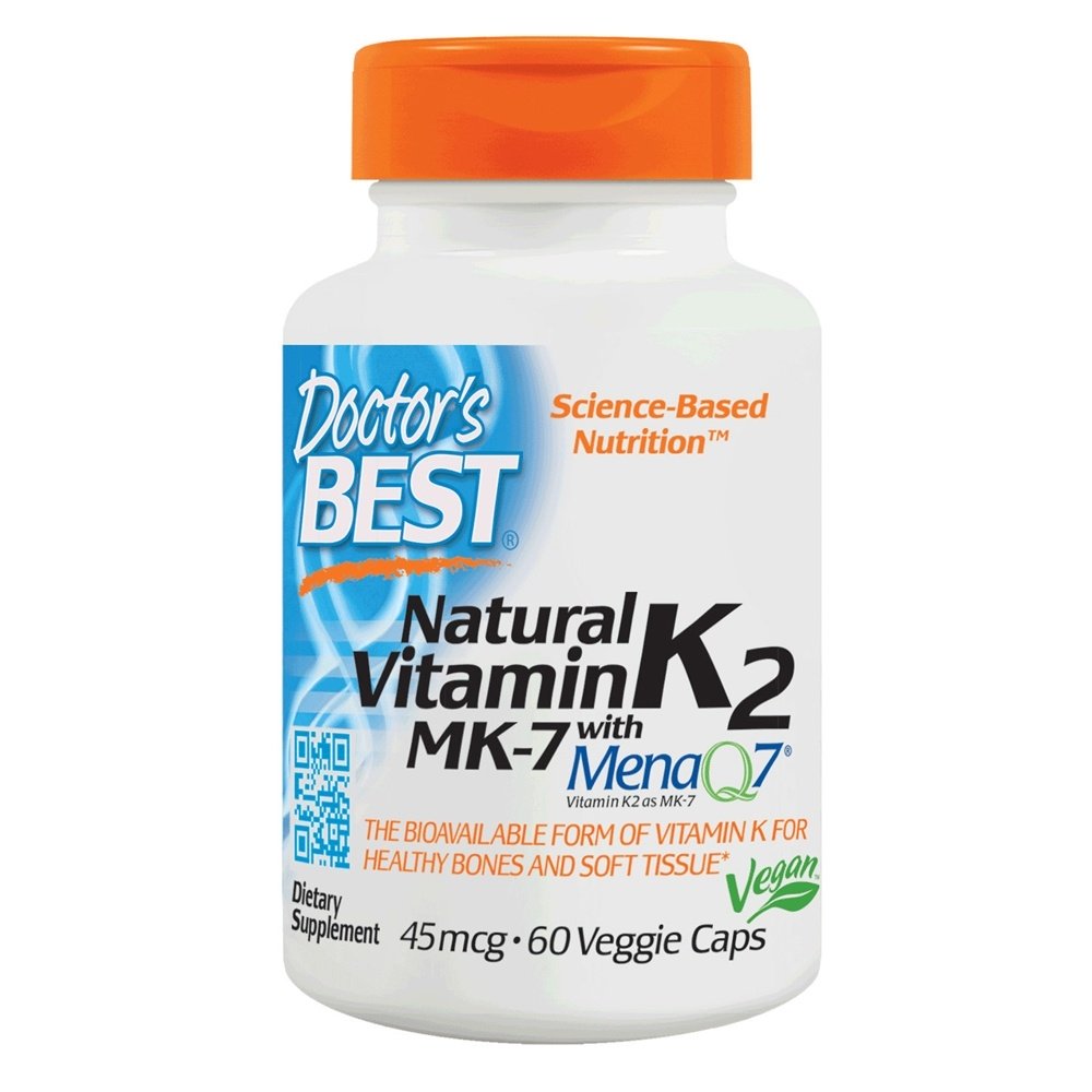 Comprar Vitamina K2 MK7 Natural com MenaQ7 45 mcg. - Cápsulas vegetarianas 60 Doctor's Best