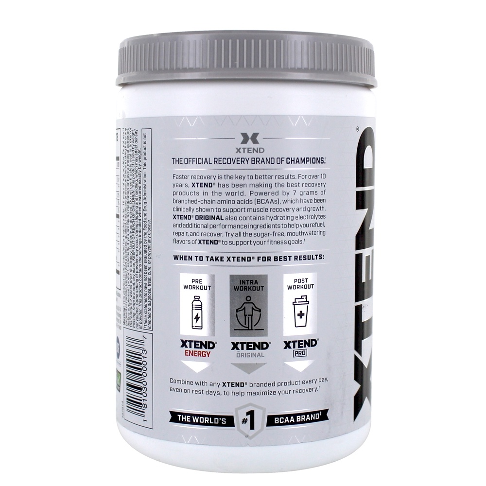 Comprar Xtend The Original BCAA Muscle Recovery + Eletrólitos em Pó 30 Porções Esmagar a Apple - 14.8 oz. Scivation - Imagem 3