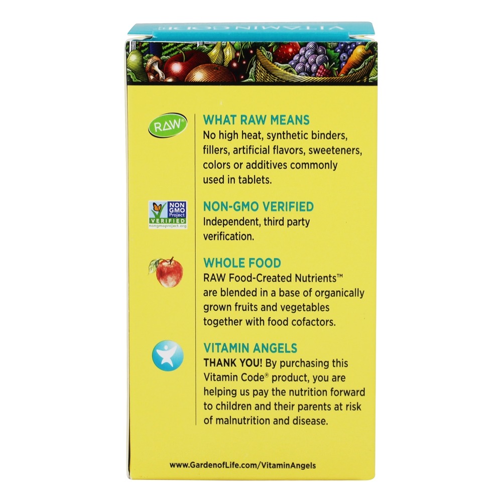 Comprar Vitamina Código CRU Vitamina E - Cápsulas vegetarianas 60 Garden of Life - Imagem 3