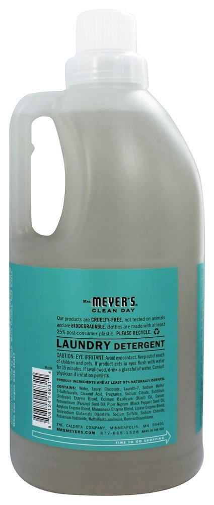 Comprar Detergente de Lavanderia para Dia Limpo Concentrado 64 Carrega Manjericão - 64 fl. oz. Mrs. Meyer's - Imagem 2