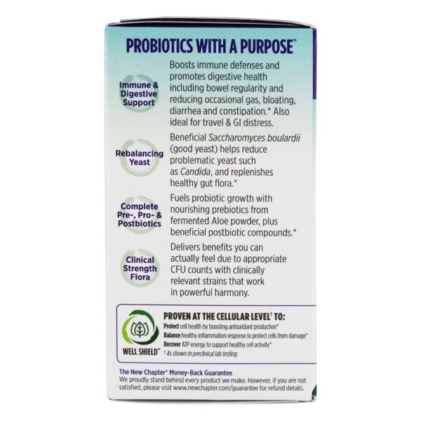 Comprar Probiotic All- Flora 10 Bilhões de UFC - Cápsulas vegetarianas 60 New Chapter - Imagem 5