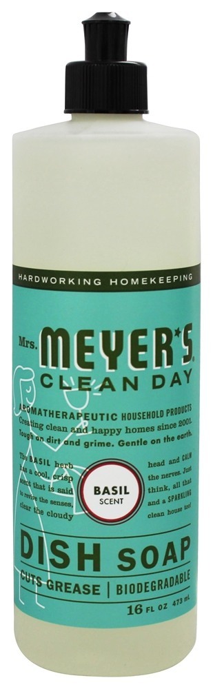 Comprar Dia limpo prato líquido sabão manjericão - 16 fl. oz. Mrs. Meyer's