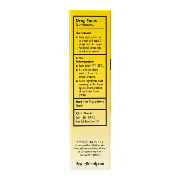Comprar Remédio de fadiga natural de energia de resgate - 20 ml. Bach - Imagem 5