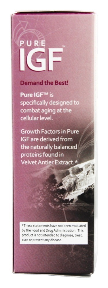 Comprar Pure Fatores de Crescimento Concentrado IGF Extrato de Antler Velvet Deer 5 mg. - 1 fl. oz. Pure Solutions - Imagem 3