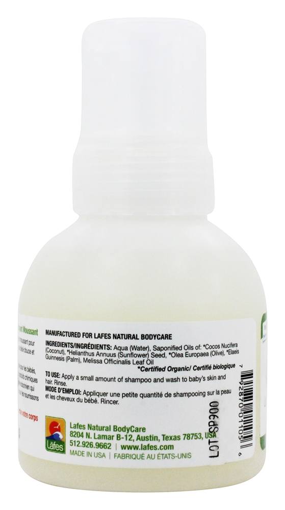 Comprar Shampoo e lavagem de espuma natural para bebês - 12 fl. oz. Lafe's - Imagem 3