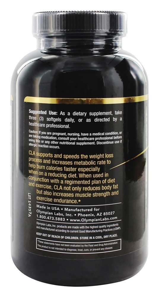 Comprar CLA 3000 mg. - 210 Softgels Olympian Labs - Imagem 3