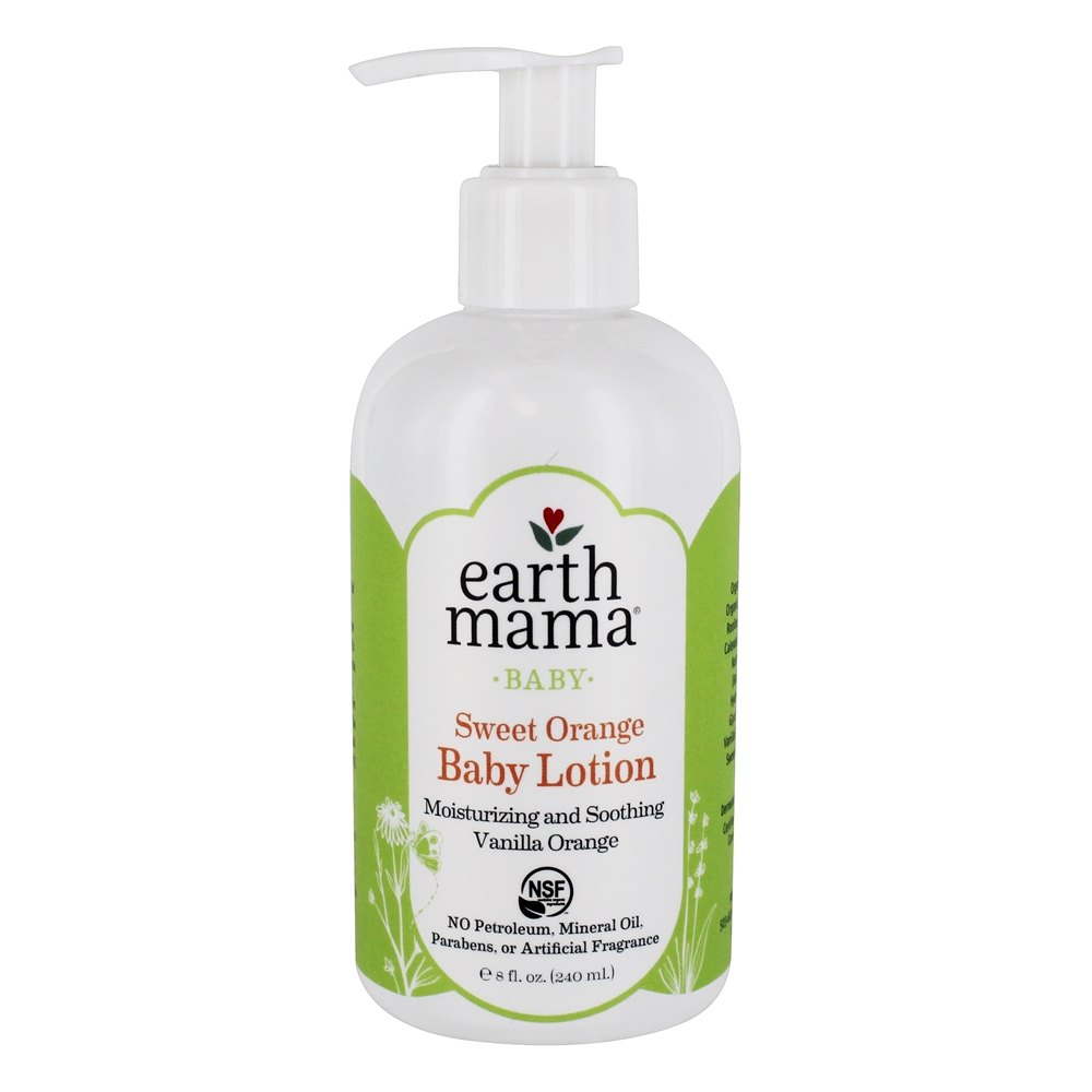 Comprar Loção Hidratante e Calmante para Bebês Laranja Natural de Baunilha - 8 fl. oz. Earth Mama