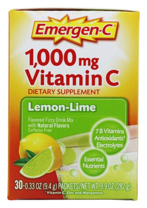Comprar Vitamina C de Energia Emergente C - Cálcio Limão 1000 mg. - 30 Pacotes (s) Alacer - Imagem 4
