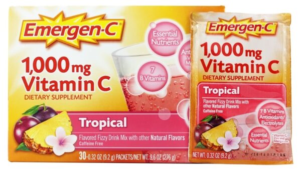 Comprar Reforço energético da vitamina C do Emergen-C 1000 mg. - 30 Pacotes (s) Alacer - Imagem 4