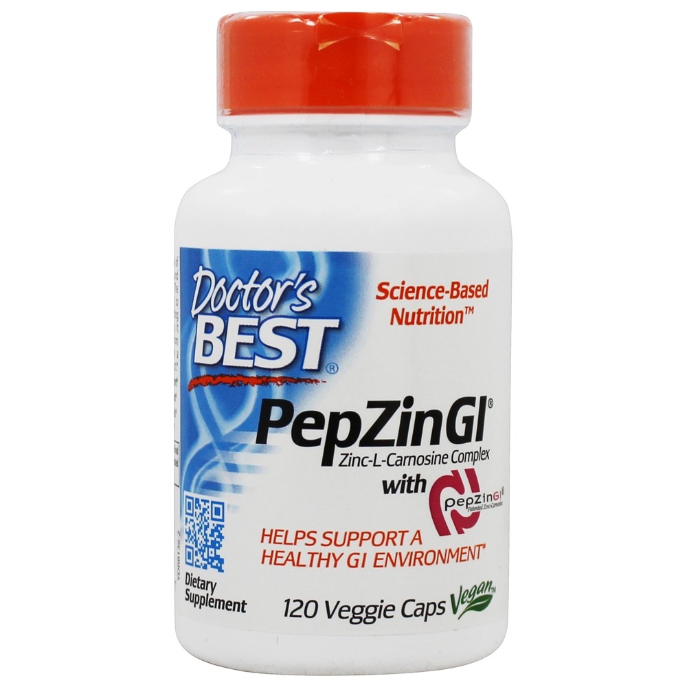 Comprar Complexo PepZin GI Zinc-L-Carnosine - Cápsulas vegetarianas 120 Doctor's Best