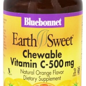 Comprar Terra Doce Mastigável Vitamina C Natural Laranja Sabor 500 mg. - 90 comprimidos mastigáveis Bluebonnet Nutrition