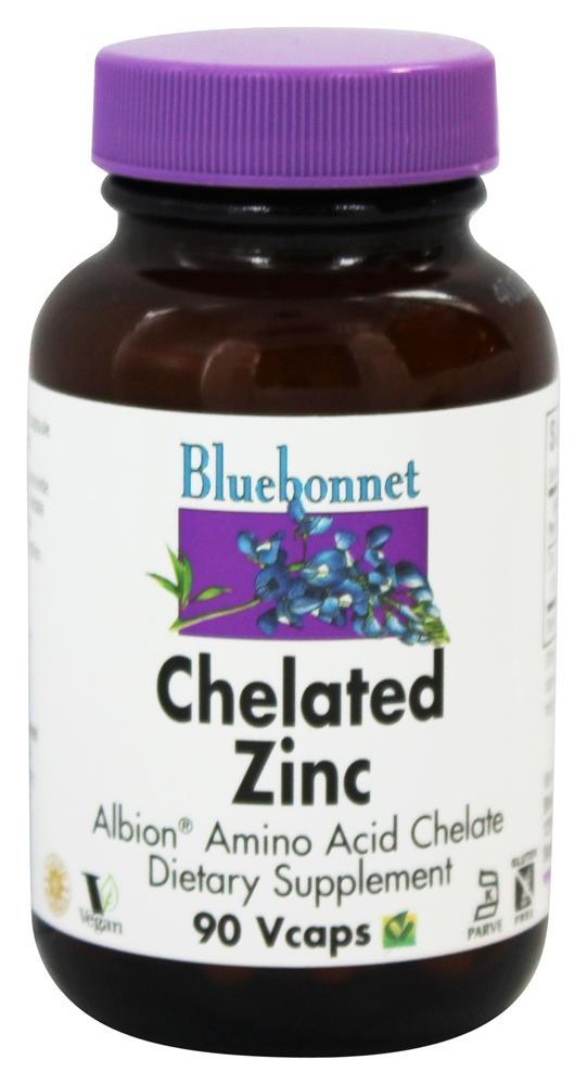 Comprar Aminoácido de Albion de Zinco Quelatado - Cápsulas vegetarianas 90 Bluebonnet Nutrition