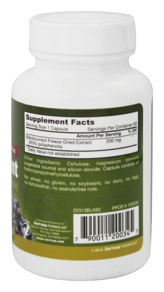 Comprar Extrato liofilizado de groselha - Cápsulas vegetarianas 60 Jarrow Formulas - Imagem 2