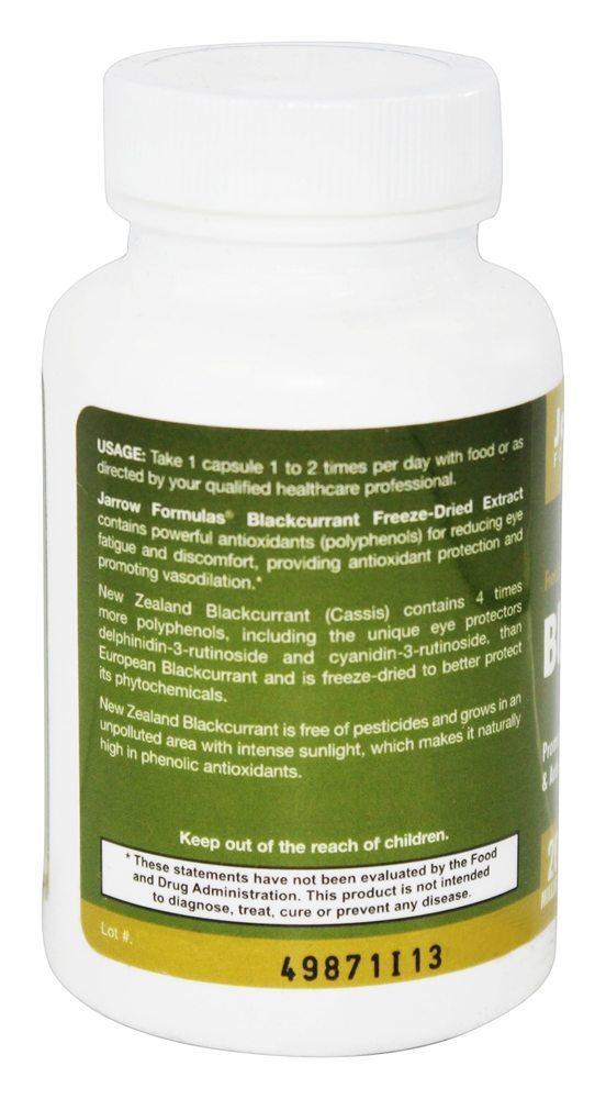 Comprar Extrato liofilizado de groselha - Cápsulas vegetarianas 60 Jarrow Formulas - Imagem 3