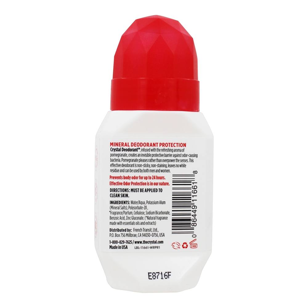 Comprar Rolo De Desodorante Mineral Na Romã - 2.25 fl. oz. Crystal Body Deodorant - Imagem 2