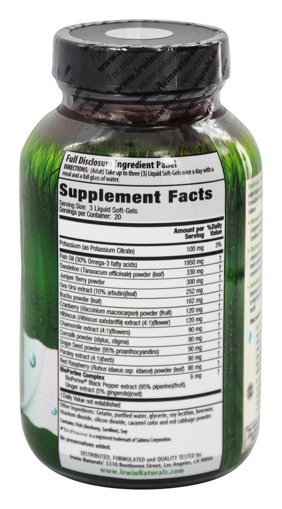 Comprar Diurético Bloat-Away para Peso da Água - 60 Softgels Irwin Naturals - Imagem 2