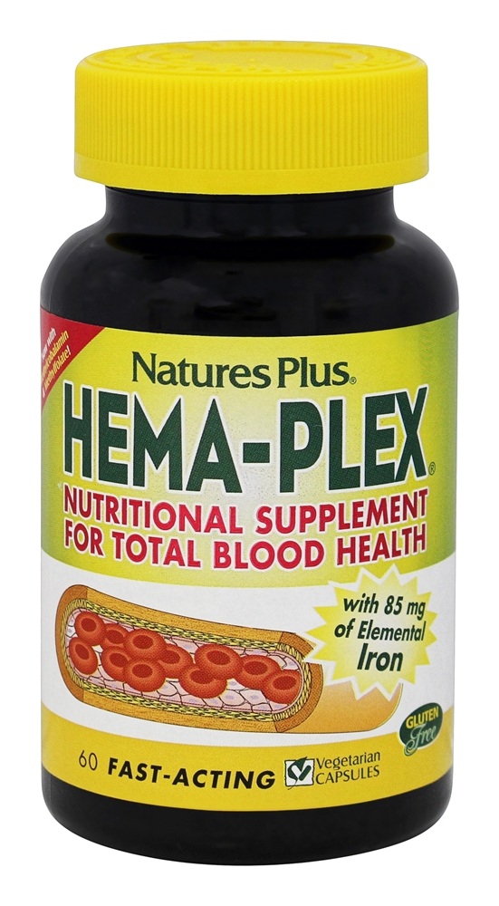 Comprar Hema-Plex - Cápsulas vegetarianas 60 Natures Plus