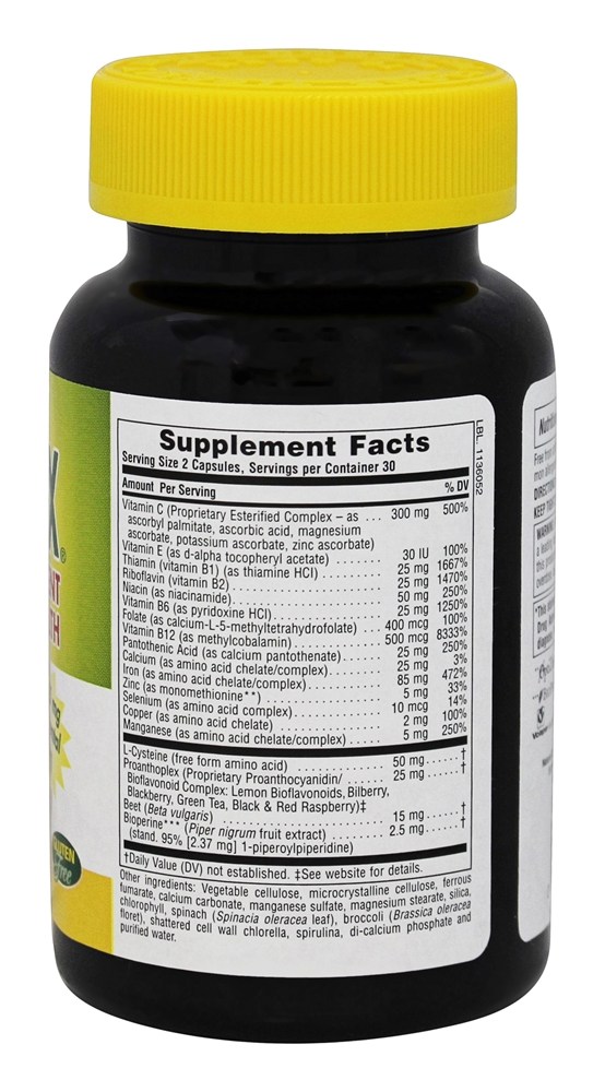 Comprar Hema-Plex - Cápsulas vegetarianas 60 Natures Plus - Imagem 2