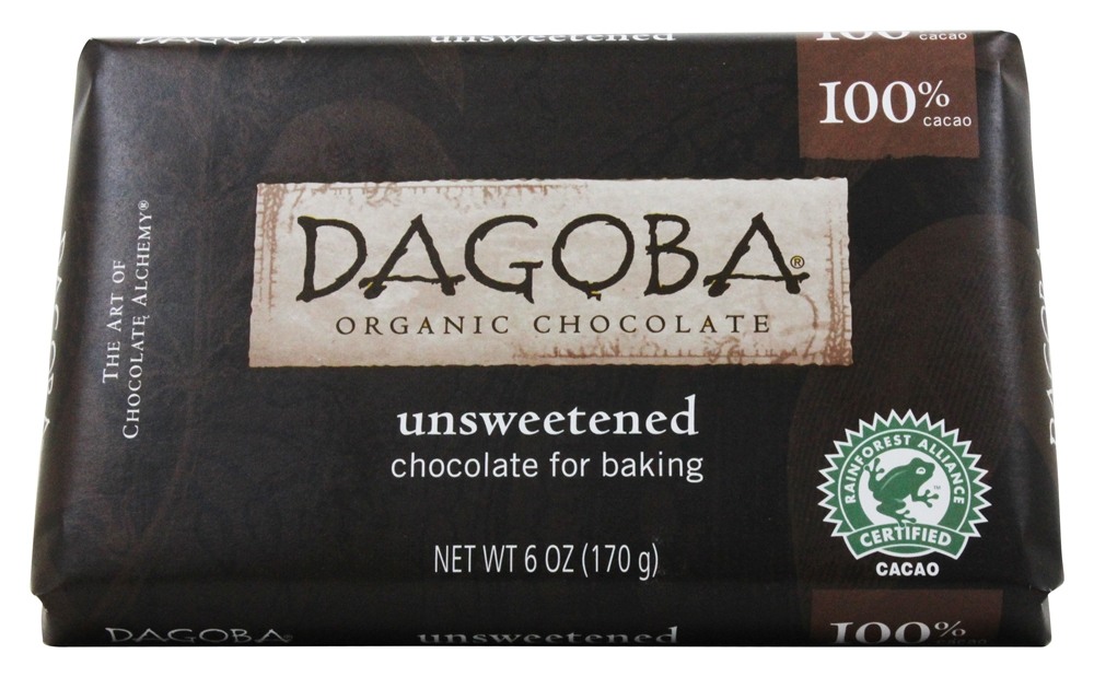 Comprar Chocolate sem açúcar para cozer 100 % Cacao - 6 oz. Dagoba Organic Chocolate